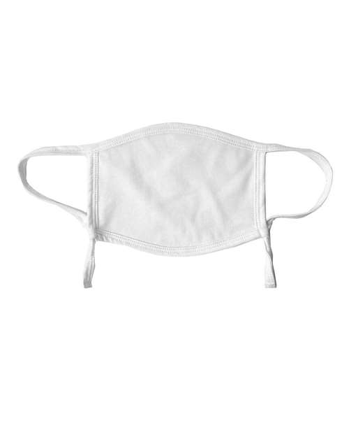 Youth ValuMask Adjustable Mask - White Front