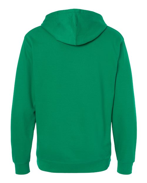 Unisex Midweight Hooded Sweatshirt - Kelly Green Back