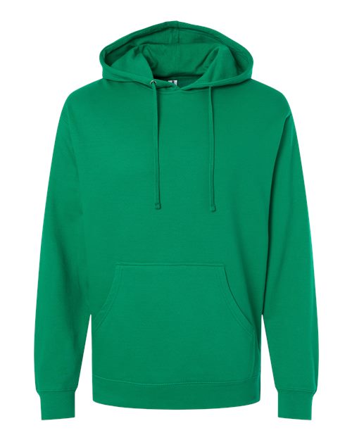 Unisex Midweight Hooded Sweatshirt - Kelly Green Front