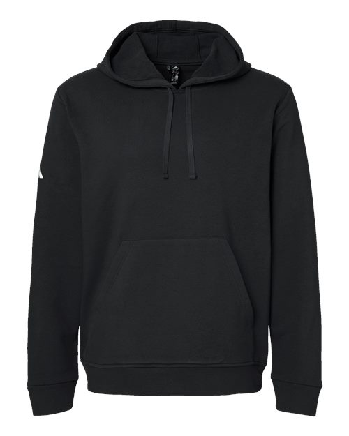 Unisex Fleece Hooded Sweatshirt - Black Front