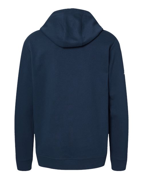 Unisex Fleece Hooded Sweatshirt - Collegiate Navy Back