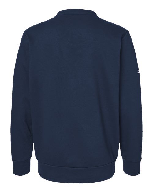 Unisex Fleece Crewneck Sweatshirt - Collegiate Navy Back