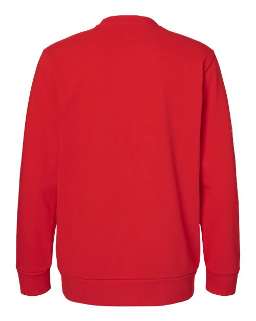 Unisex Fleece Crewneck Sweatshirt - Red Back