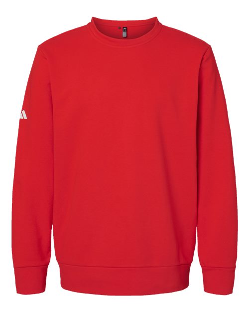 Unisex Fleece Crewneck Sweatshirt - Red Front