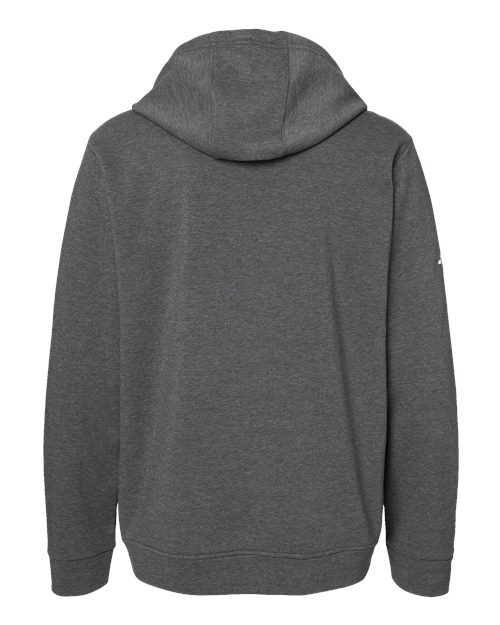 Unisex Fleece Hooded Sweatshirt - Dark Grey Heather Back