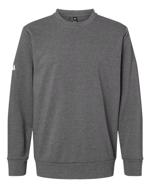 Unisex Fleece Crewneck Sweatshirt - Dark Grey Heather Front