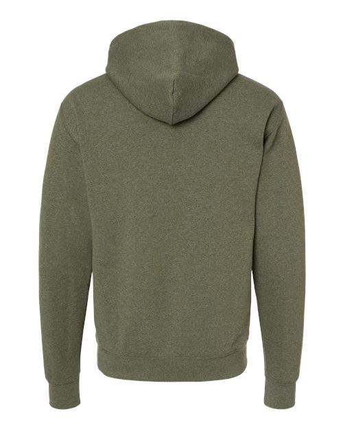 Unisex NuBlend® Hooded Sweatshirt - Military Green Heather Back