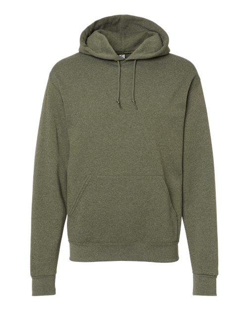 Unisex NuBlend® Hooded Sweatshirt - Military Green Heather Front