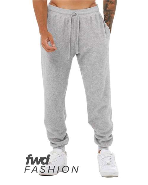 Unisex FWD Fashion Sueded Fleece Joggers - Athletic Heather Front