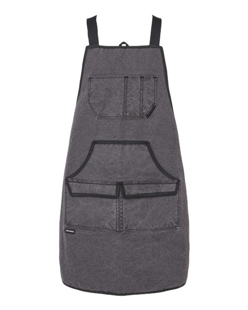 Workman's Apron - Charcoal/ Black Front