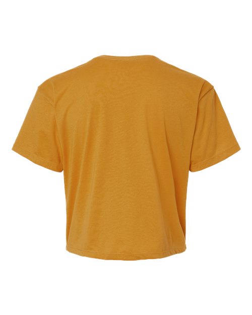 Women's Ideal Crop Top - Antique Gold Back
