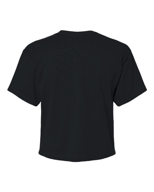 Women's Ideal Crop Top - Black Back
