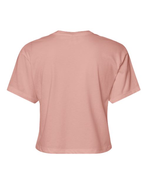 Women's Ideal Crop Top - Desert Pink Back
