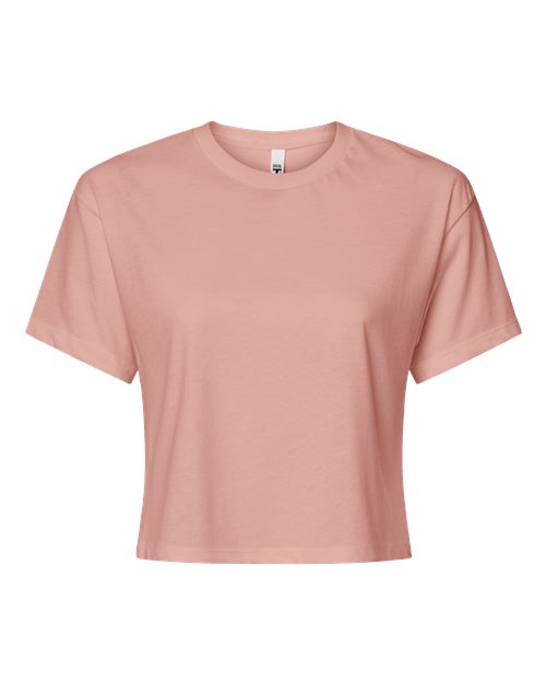 Women's Ideal Crop Top - Desert Pink Front
