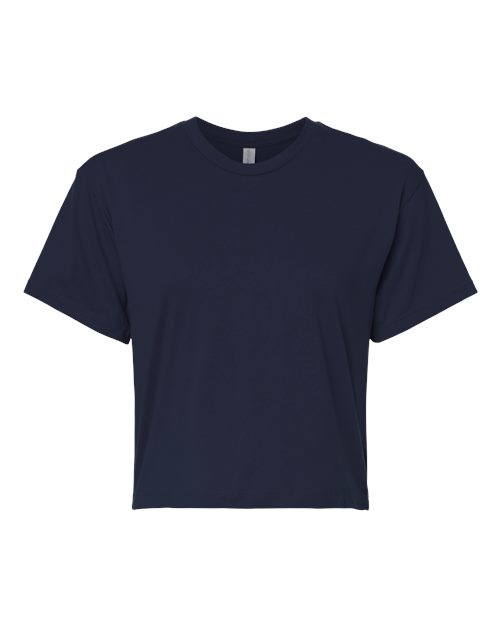 Women's Ideal Crop Top - Midnight Navy Front