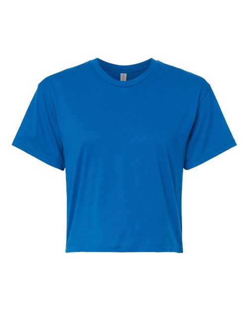 Women's Ideal Crop Top - Royal Front