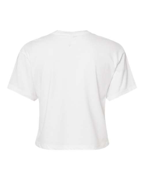 Women's Ideal Crop Top - White Back