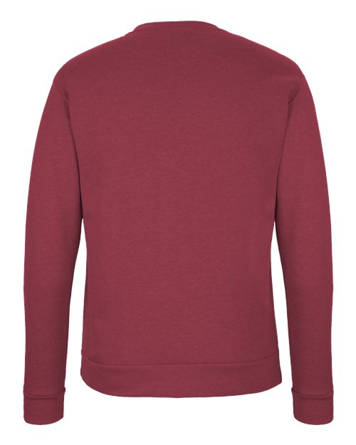 Unisex Malibu Crewneck Sweatshirt - Heather Cardinal Back