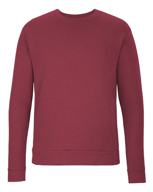 Unisex Malibu Crewneck Sweatshirt - Heather Cardinal Front