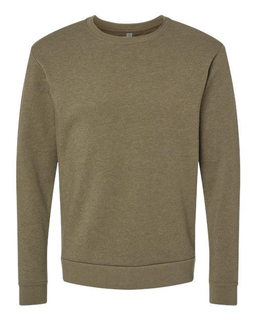 Unisex Malibu Crewneck Sweatshirt - Heather Military Green Front