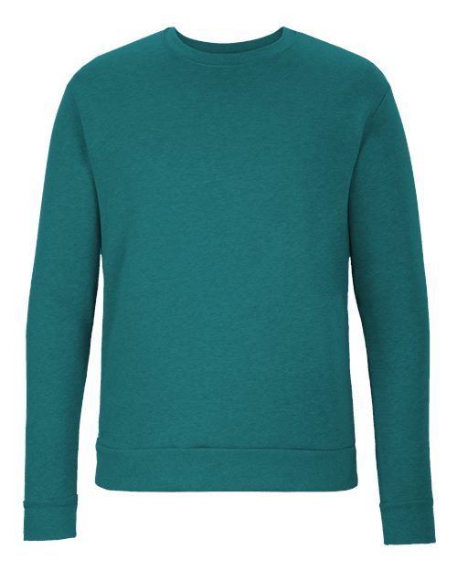 Unisex Malibu Crewneck Sweatshirt - Heather Teal Front