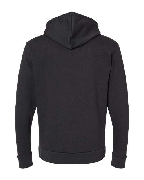 Unisex Malibu Hoodie Sweatshirt - Heather Black Back