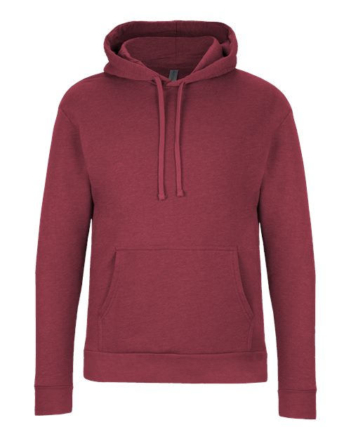 Unisex Malibu Hoodie Sweatshirt - Heather Cardinal Front