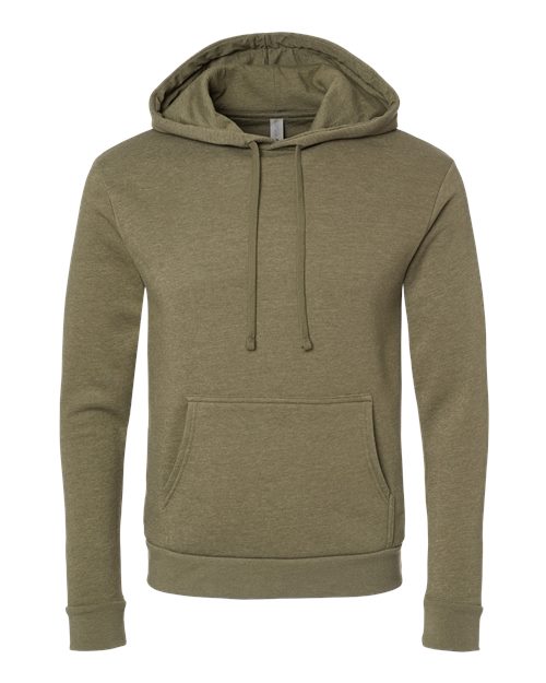 Unisex Malibu Hoodie Sweatshirt - Heather Military Green Front