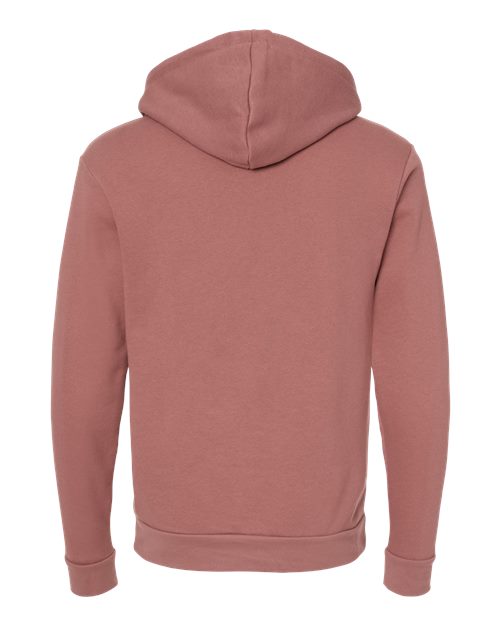 Unisex Santa Barbara Hoodie Sweatshirt - Mauve Back