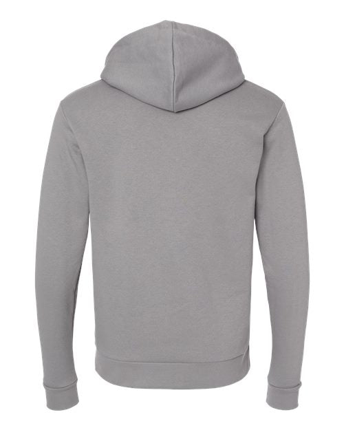 Unisex Santa Barbara Hoodie Sweatshirt - Lead Grey Back