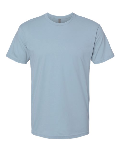 Cotton T-Shirt - Stonewash Denim Front