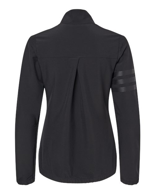 Women's Wind Resistant Full-Zip Jacket - Black/ Black Back