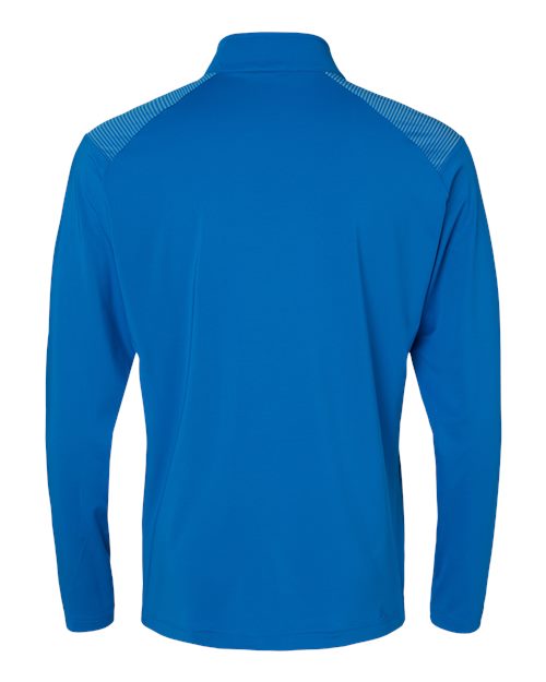 Men's Ultimate365 Lightweight Shoulder Stripe Quarter-Zip Pullover - Glory Blue Back