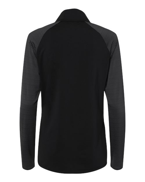 Women's Ultimate365 Lightweight Raglan Quarter-Zip Pullover - Black Back