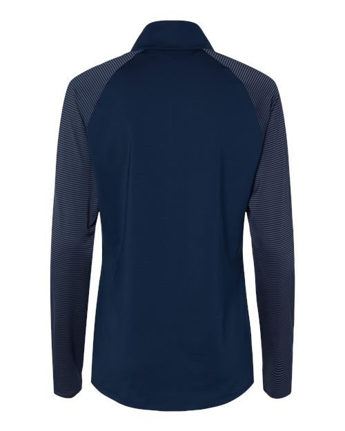 Women's Ultimate365 Lightweight Raglan Quarter-Zip Pullover - Team Navy Blue Back