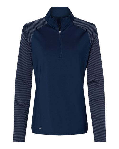 Women's Ultimate365 Lightweight Raglan Quarter-Zip Pullover - Team Navy Blue Front
