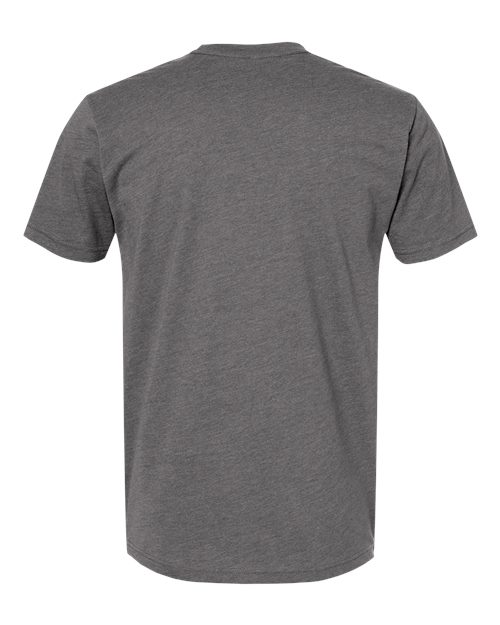 Unisex CVC T-Shirt - Heather Heavy Metal Back
