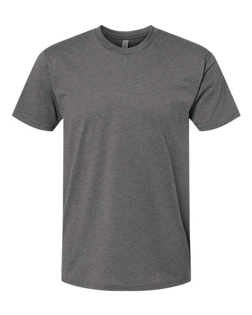 Unisex CVC T-Shirt - Heather Heavy Metal Front