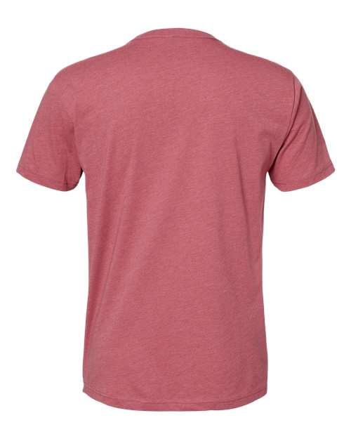 Unisex CVC T-Shirt - Heather Mauve Back