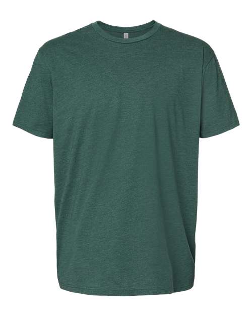 Unisex CVC T-Shirt - Heather Forest Green Front