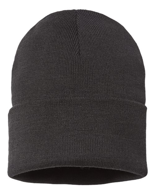 Sustainable Beanie - Black Front