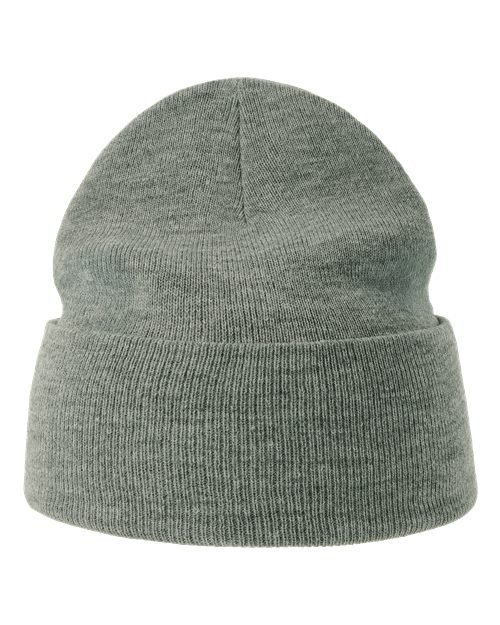 Atlantis Headwear Sustainable Beanie - Light Grey Front