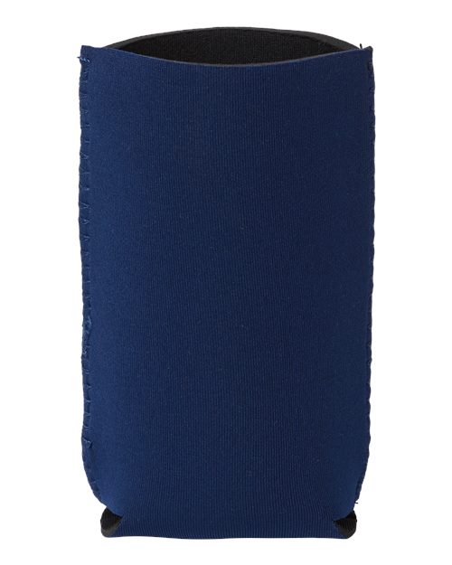 12 oz. Neoprene Slim Can and Bottle Holder - Navy Back