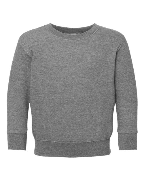 Toddler Fleece Crewneck Sweatshirt - Granite Heather Front