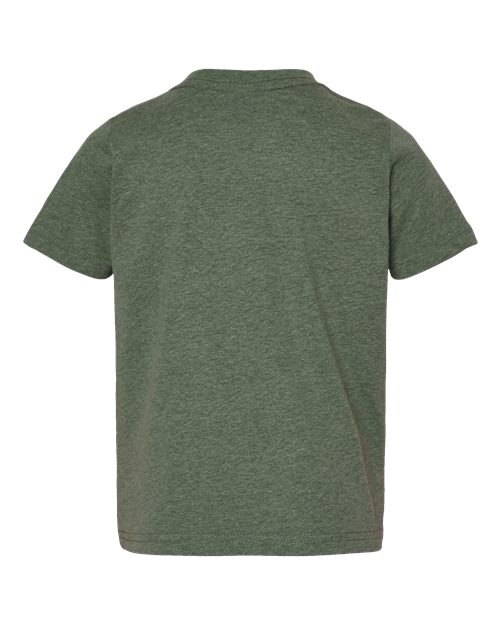 Toddler Fine Jersey Tee - Bamboo Blackout Back