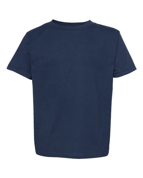 Toddler Fine Jersey Tee - Denim Front