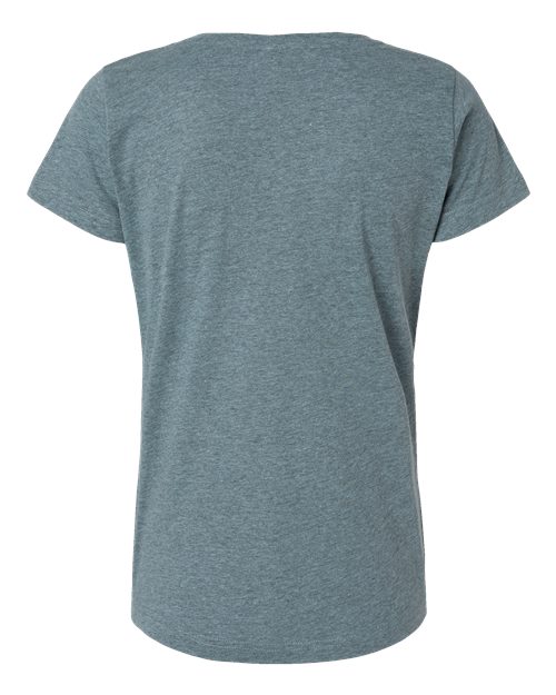 Women's Fine Jersey Tee - Ice Blackout Back