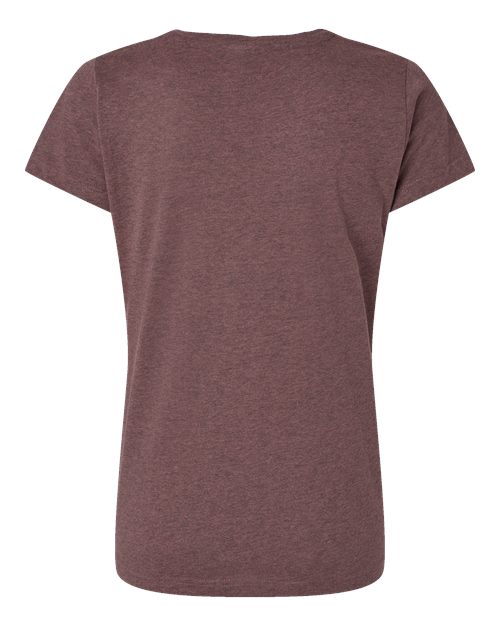 Women's Fine Jersey Tee - Sangria Blackout Back