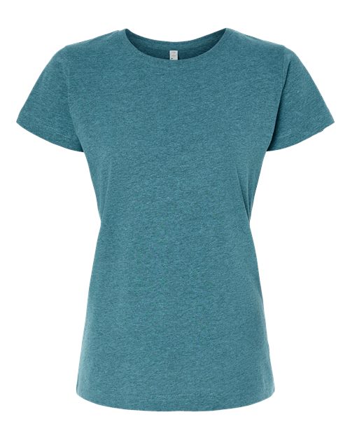 Women's Fine Jersey Tee - Surf Blackout Front