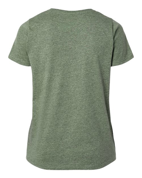 Women's Curvy Collection Fine Jersey Tee - Bamboo Blackout Back